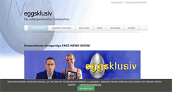 Desktop Screenshot of eggsklusiv.de